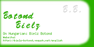 botond bielz business card